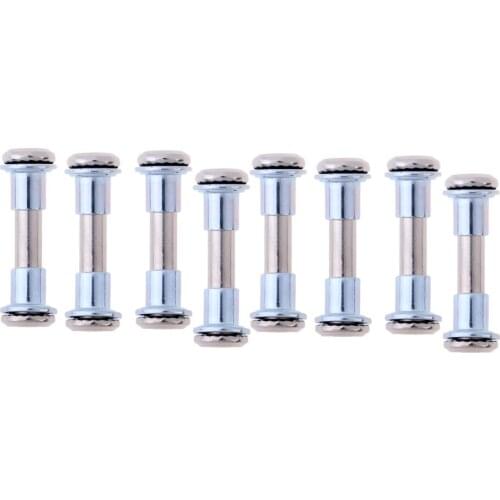 8pcs Inline Skate Screws Spacer Universal Nut Nail Corrosion Resistant