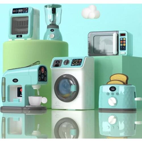 8 Styles to Choose Simulation Home Appliance Miniature DIY Accessories Vivid Color Pretend Play Home Appliance for Role Play