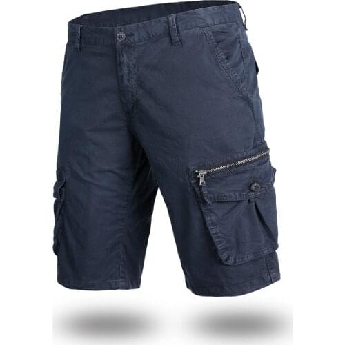 MRMT 2021 Brand Mens Tooling Pants Breeches Casual Short Pants for Male Multi-pocket Solid Color Cropped Trousers