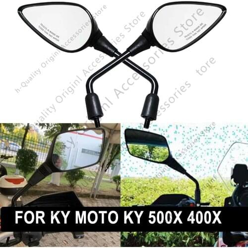For KY MOTO KY 500X KY 400X 500 X 400 X NEW Motorcycle Rear Side Mirror KY500X KY400X