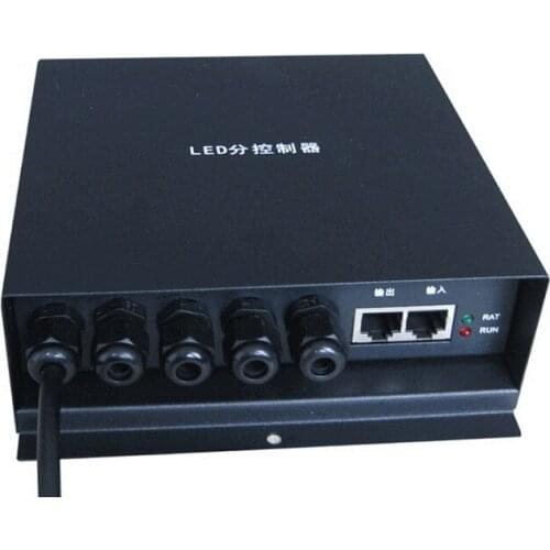 DMX512 online LED computer online controller Four-port online controller LED sub-controller H801RA