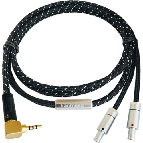 Fanmusic ZY HiFi OCC 6N HD800 800s 820 Portable Headphone Upgrade Cable 1.2m ZY-303 /ZY-304/ZY-305/ZY-306/ZY-307