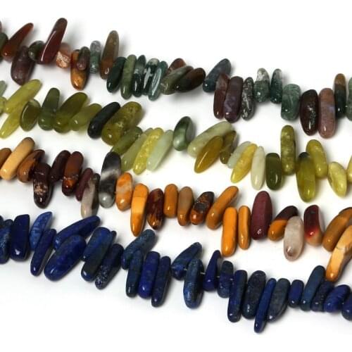Hot Selling 10-30mm Approx 50pcs Lapis Lazuli Egg Stone Indian Natural Stone Chip Beads for Jewelry Making Strand 38cm