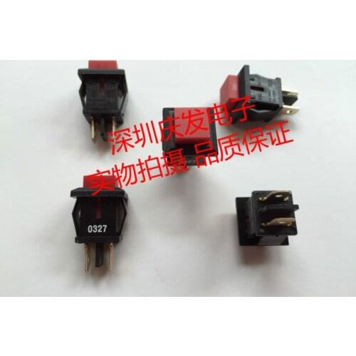 Push Button Switch Square Reset Switch Power Switch Red 14*14*26