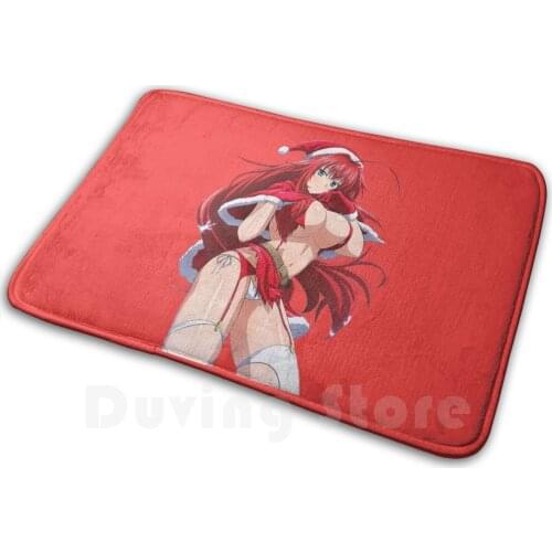 A Devil In Disguise , Rias Gremory In A Santa' ; S Hat And Red Sexy Lingerie. High School Dxd Anime Manga Waifu. | Colors