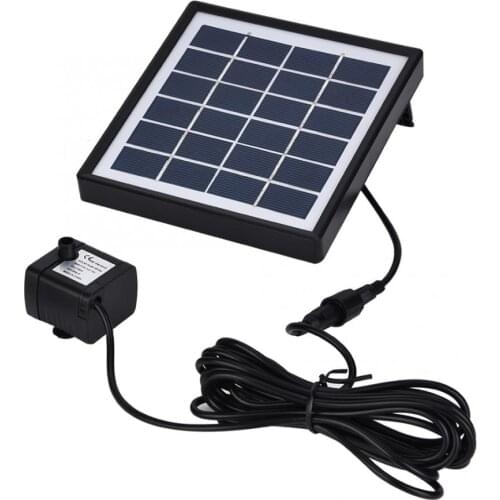 1.5W miniature Brush-less Aquarium Fountain Pond Solar Submersible Water Pump Ultra-quiet Water Pump