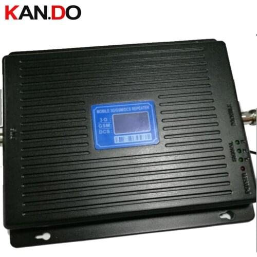 New 23 dbm 65dbi triband GSM 900 1800MHZ 2100MHZ booster repeater 4g DCS repeater 3G booster gsm repeater GSM BOOSTER 4G booster