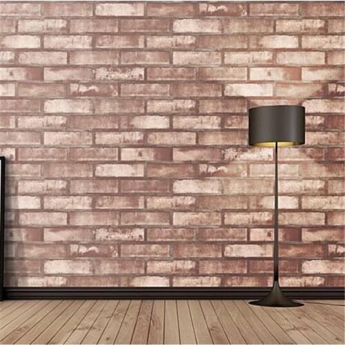 Wellyu Brick Wallpaper Brick Hotel Wallpaper Red Brick Moisture Nostalgic Restaurant Cafe Clothing Store Background wallpaper