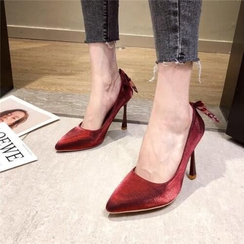 Замшевые туфли-лодочки OUGGNAPYY China At AliExpress