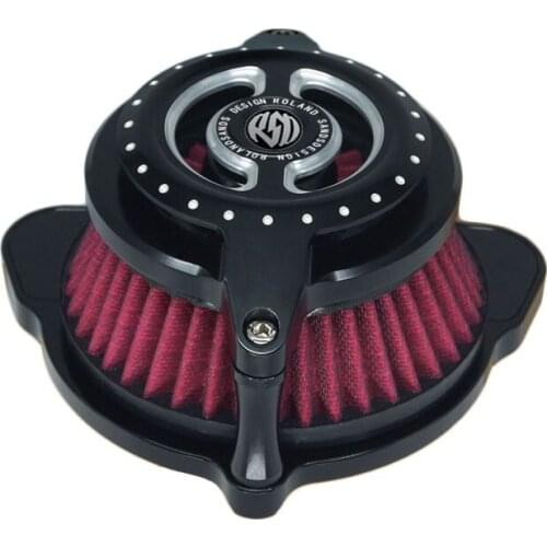 RSD Radial Blunt Air Cleaner Intake Filter Kit For Harley XL Sportster Softail Dyna Touring EVO Twin Cam w Cable Throttle
