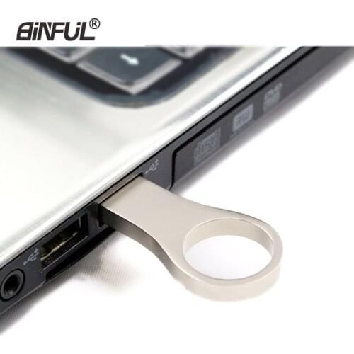 Silver PenDrive 8G 16G 32G USB Flash Drive Ultra Fast Key Ring USB Stick Memory Flash Stick USB 2.0 waterproof Pen Drive