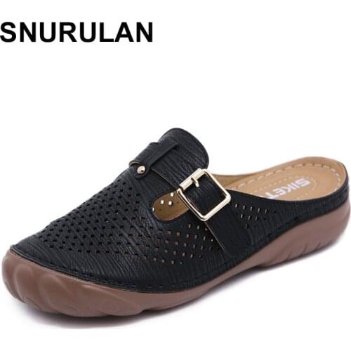 SNURULAN Wedge Sandals Lady Women Summer Footwear Orthopedic Jelly Sandals Female Shoes Platform Sandals Shoes Pumps Designer