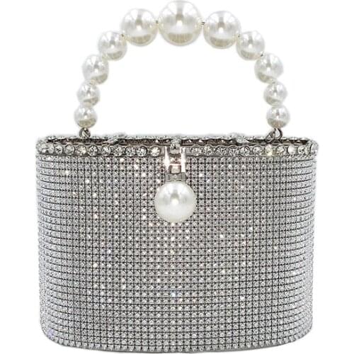 Bag For Women New Basket Design Bucket Diamonds Portable Womens Luxury Party Handbags Evening Bag Cocktail Bag