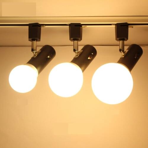 Track Lighting Loft minimalist Style E27 Lamp Holder Tracking Lights LED Track Light Adjusted Rail Spotlights for Store Shopping
