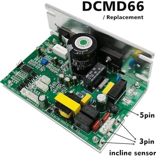 TZ-7018 Treadmill Motor Speed controller motherboard endex DCMD66 treadmill control board DCMD 66 replacement for BH6435 G6515C