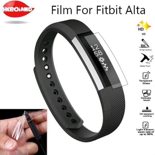 Ultra Thin HD High Screen Protector TPU Full Coverage HD Clear Film for Fitbit Alta HR and Alta Bracelet LCD Screen Protective