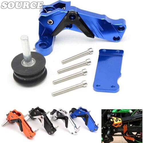 Universal Motorcycle Adjustable Chain Tensioner Bolt on Roller Motorcycle Chopper ATV Dirt Bike Aluminum