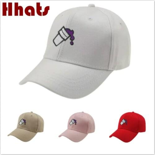 Coke Cup Baseball Cap For Women Cotton Purple Drinking Snapback Hip Hop Cap Purple Drank Kpop Men Hat Ice Cream Dad Hat Dropship