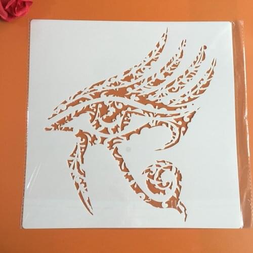 30 * 30cm size diy craft Eye of Horusmold for painting stencils stamped photo album embossed paper card on wood,fabric wall
