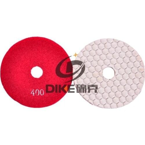 400# 4"(100mm) granite diamond dry polishing pads,with premium quality and competitive price