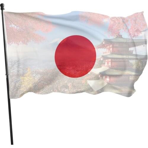 90x150cm Japan Mount Fuji Cherry Blossom flag