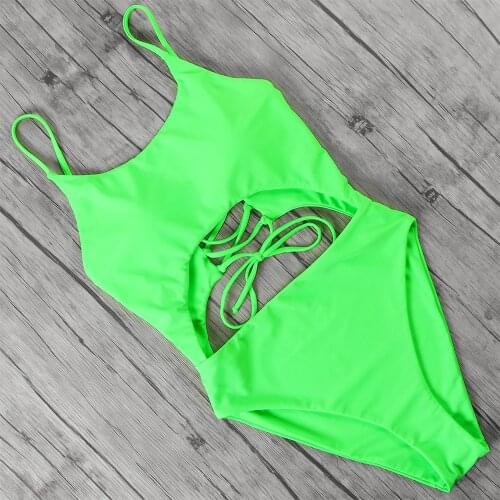 One Piece Swimsuit Women Sexy Leopard Bikini 2019 Women Push Up Swimwear Plus Size Swimming Body Suit Female Adjustable Bandage