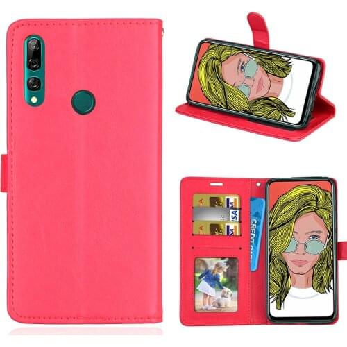 100pcs/lot Book Style Stand PU Leather +TPU Wallet Case for Huawei Y5 2019 Honor 8s Y9 2019 Enjoy 9Plus Y7 2019 Enjoy 9 P Smart