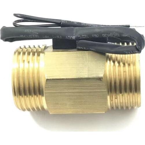 DN25 G1" USS-FS10TA Flow Sensor Switch Reed Switch Brass Spring Type Sensor Switch 5-50L/min 2 Wire Saier Sensor iSentrol