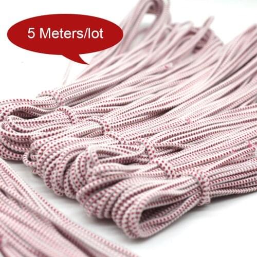 5 Meters Strong Elastic Rope Cord Bungee Shock Cord Stretch String for DIY Thread Elastic Webbing Garment Sewing Accessories