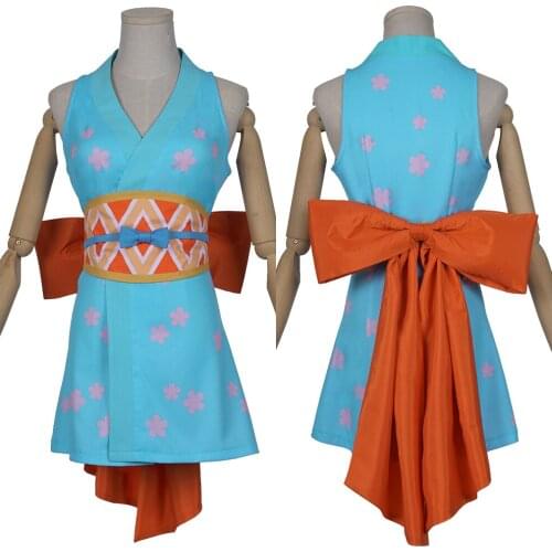 Anime One Piece Wano Country Nami Cosplay Costume Wanokuni Style Nami Outfits Halloween Carnival Costumes