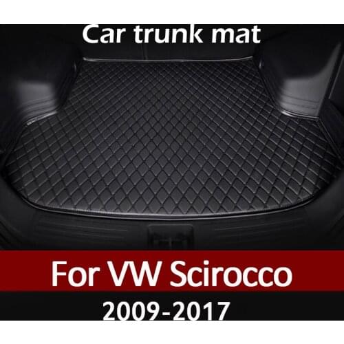 MIDOON Car trunk mat for Volkswagen Scirocco 2009 2010 2011 2012 2013 2014- 2017 cargo liner carpet interior accessories cover