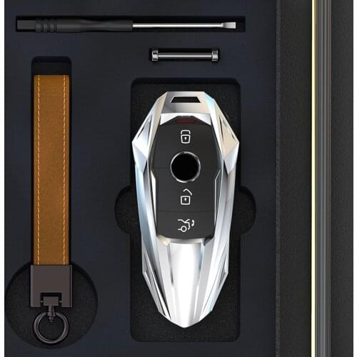 New Zinc Alloy Car Key Cover Case Shell Bag Protective For Mercedes Benz 2017 E Class W213 2018 S class Accessories