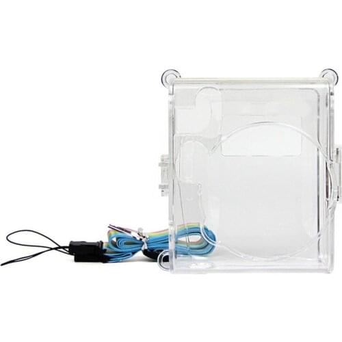 Transparent Crystal Camera Bag For Instax Mini 90 Camera Protective Case PC Hard Cover With Shoulder Strap Accessories HOT SALE