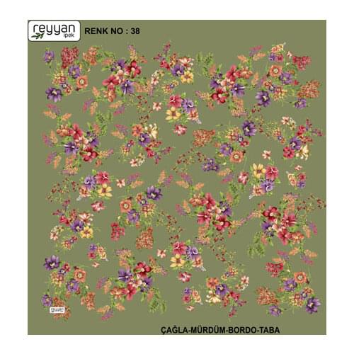 REYYAN SILK OYALIK WRITING (NEW QUALITY)-15326 - RENK-38