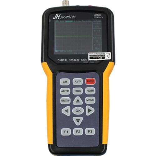 JINHAN JDS2012A Handheld Oscilloscope portable Oscilloscope 20MHz 1 channels Digital Storage dual channels 200M Sa/s