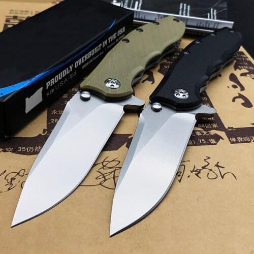 ZT 0562 Tactical Folding Pocket Knife G10+Steel Handle Bearing Ball Outdoor Camping Survival Self-Defense Hunting Peeling Tools