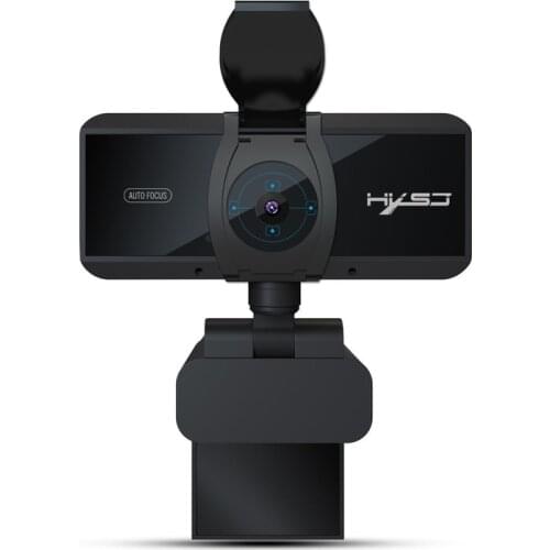 Webcam 5MPs Auto Focus HD 1080P Web Camera with Built-in Microphone computer camera Privacy Cover