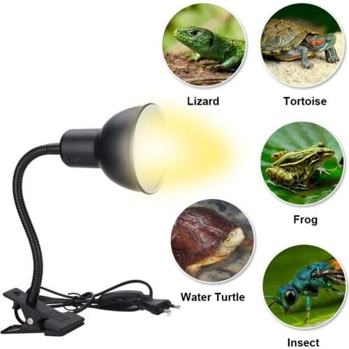 1 Pcs Multi-angle Adjustment Heating Lamp Aquarium Sun Lamp Tortoise Tanning Lamp Crawling Pet Tortoise Lizard Replaceable Bulb