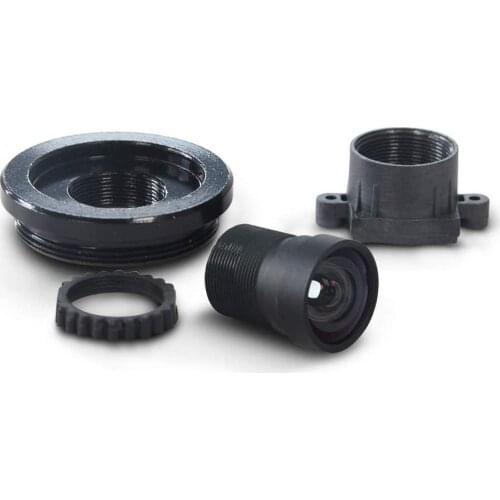 3.2MM 1/2.3" M12 Lens HD No Distortion IR Filter with M12 to CS Mount Convert Ring for Camcorders CCTV Camera Drones Flight FPV