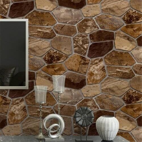Beibehang Stereo simulation rock living room bedroom stone stone wall culture stone 3d wallpaper PVC wallpaper papel de parede