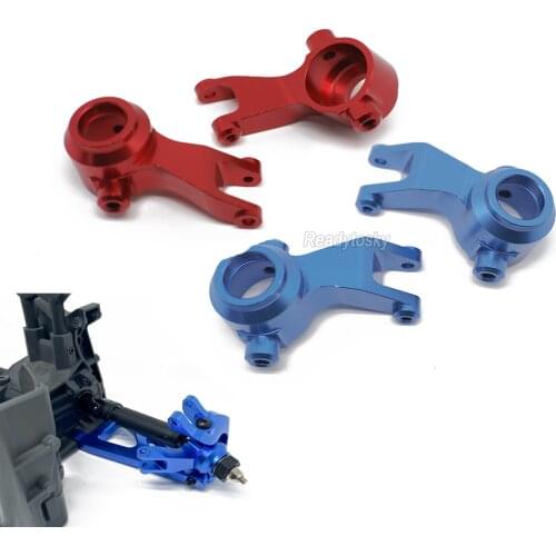 Aluminum Alloy Front Steering Block Upgrade Parts for 1/10 Arrma Senton Typhon Granite BigRock Vorteks 4×4 RC Short Course Truck
