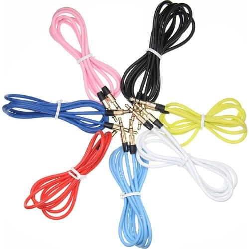 Wholesale 3.5mm Jack Aux Cable for Speaker Headphone Car Aux Audio Cable for iPhone MP3 Music Cord 100pcs