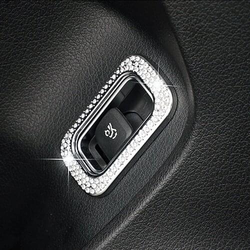 For Mercedes Benz CLA Class CLA180 CLA200 CLA220 2020 2021 Interior Part Refit Rear Trunk Adjust Switch Button Crystal Trim