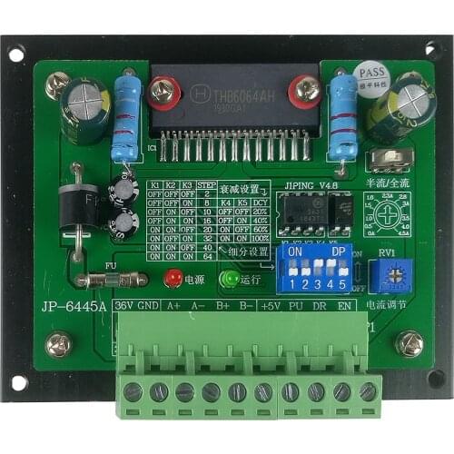 CNC Single-axis Stepper Motor Driver THB6064AH JP-6445A 4.5A 20 - 45 VDC For NEMA17/23 (42/57) Stepper Motor