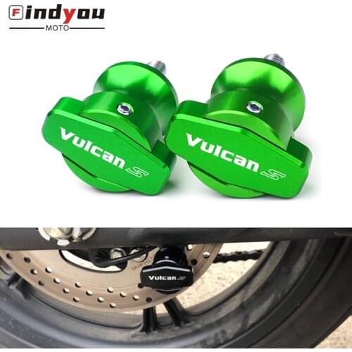 M10 Motorcycle CNC Accessories Swingarm Spools Slider Stand Screws For KAWASAKI Vulcan S 650 S650 2015-2019 2018 2017 2016 Black