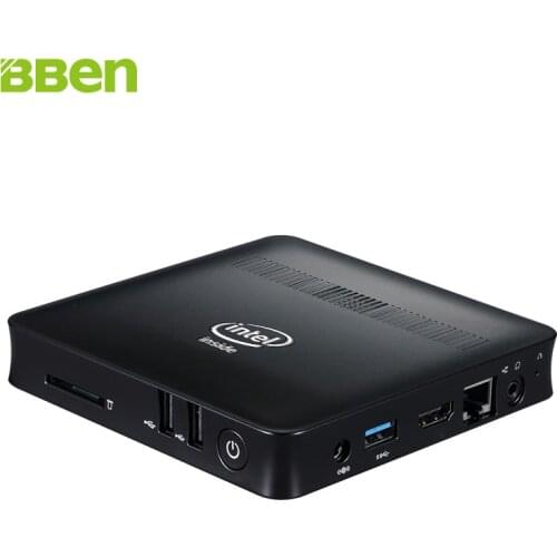 BBEN MN16A Mini PC Windows 10 Intel N3450 Quad Core DDR3 4GB 64GB eMMC SSD Optional VGA LAN Port 1920*1080 Mini Computer