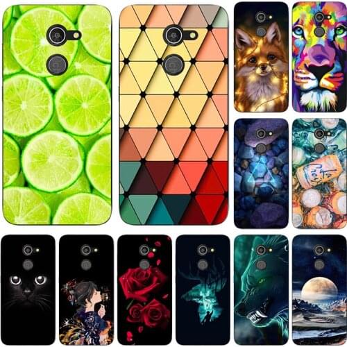 Fashion Printed Case For Alcatel 3X 5058 5058I 5058Y Alcatel3X 2018 Cover Cool Cute Animal Flower soft silicone Phone Case