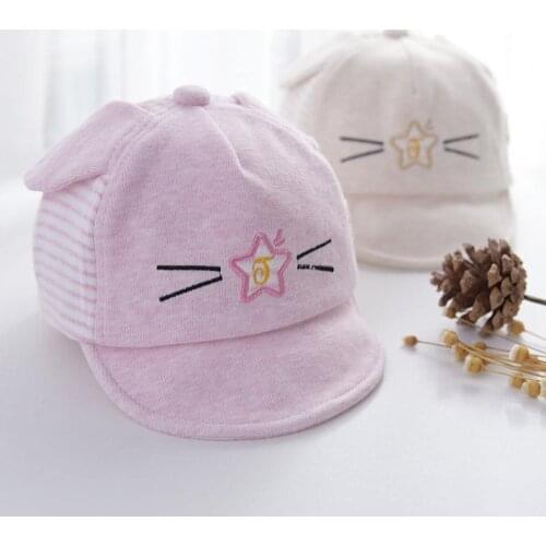 New style Baby Hat spring autumn baby boys girls baseball cap soft brim sunshade baby cotton cap