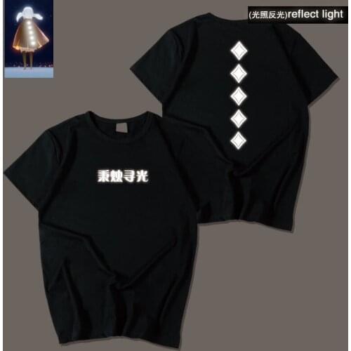 New Anime Children of the light Cosplay T-shirt Anime ACE Cosplay T Shirt Reflect Light Short Sleeve O-Neck Tees