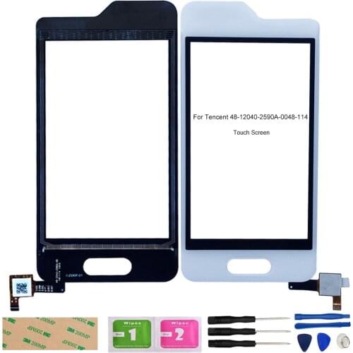 New Touch For Tencent 48-12040-2590A-0048-114 Touch Screen Digitizer Outer Panel Sensor Assembly Parts